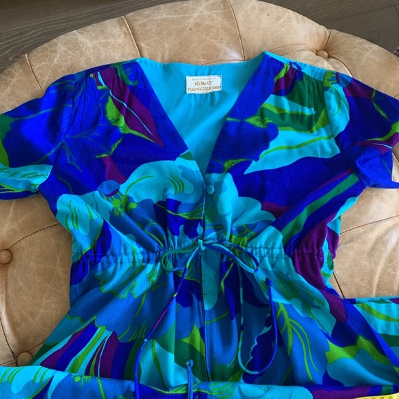 Vintage Kimo's Polynesian Shop Made in Hawaii Maxi Dress - Picture 15 of 16